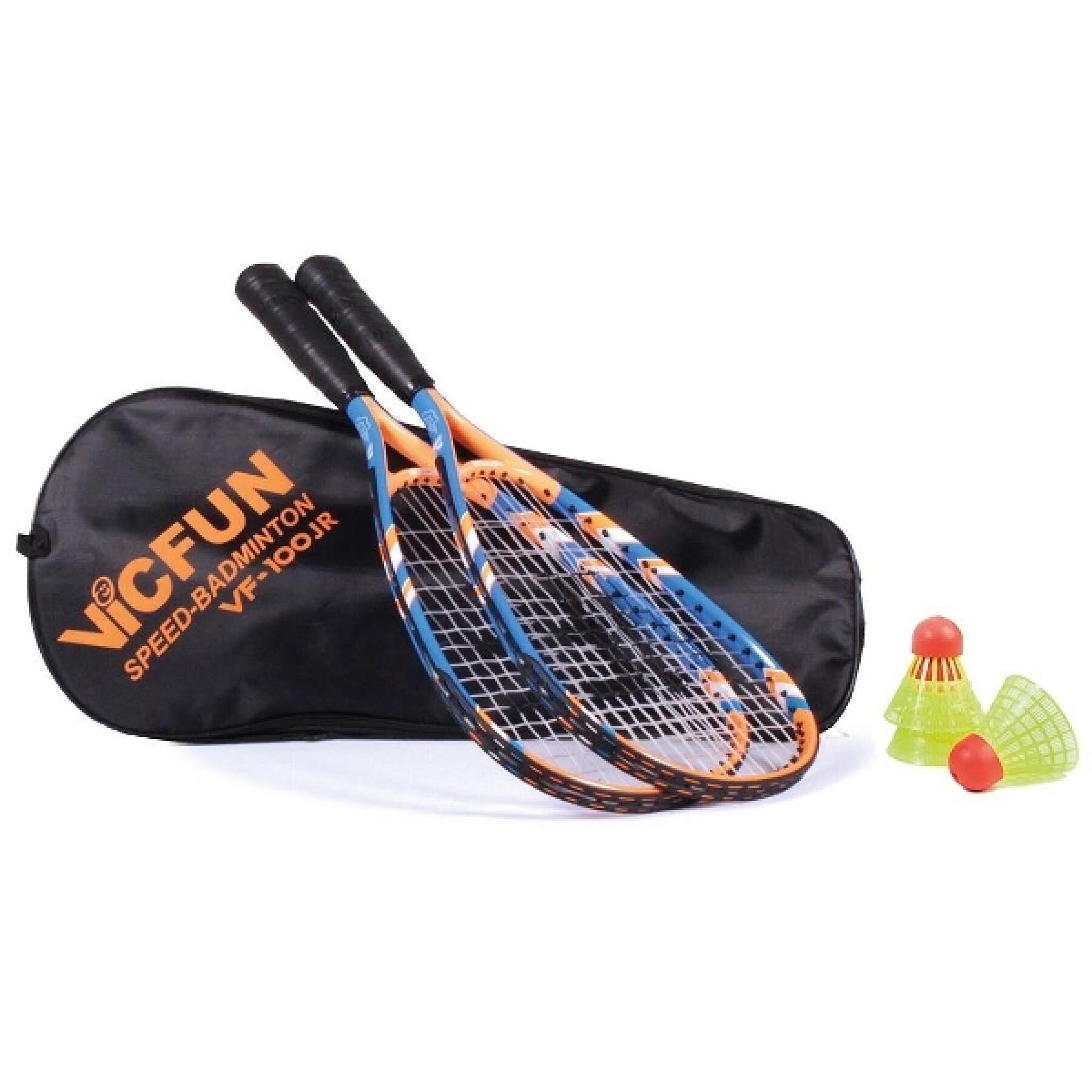 A raquete do badminton infantil Vicfun Speed 100