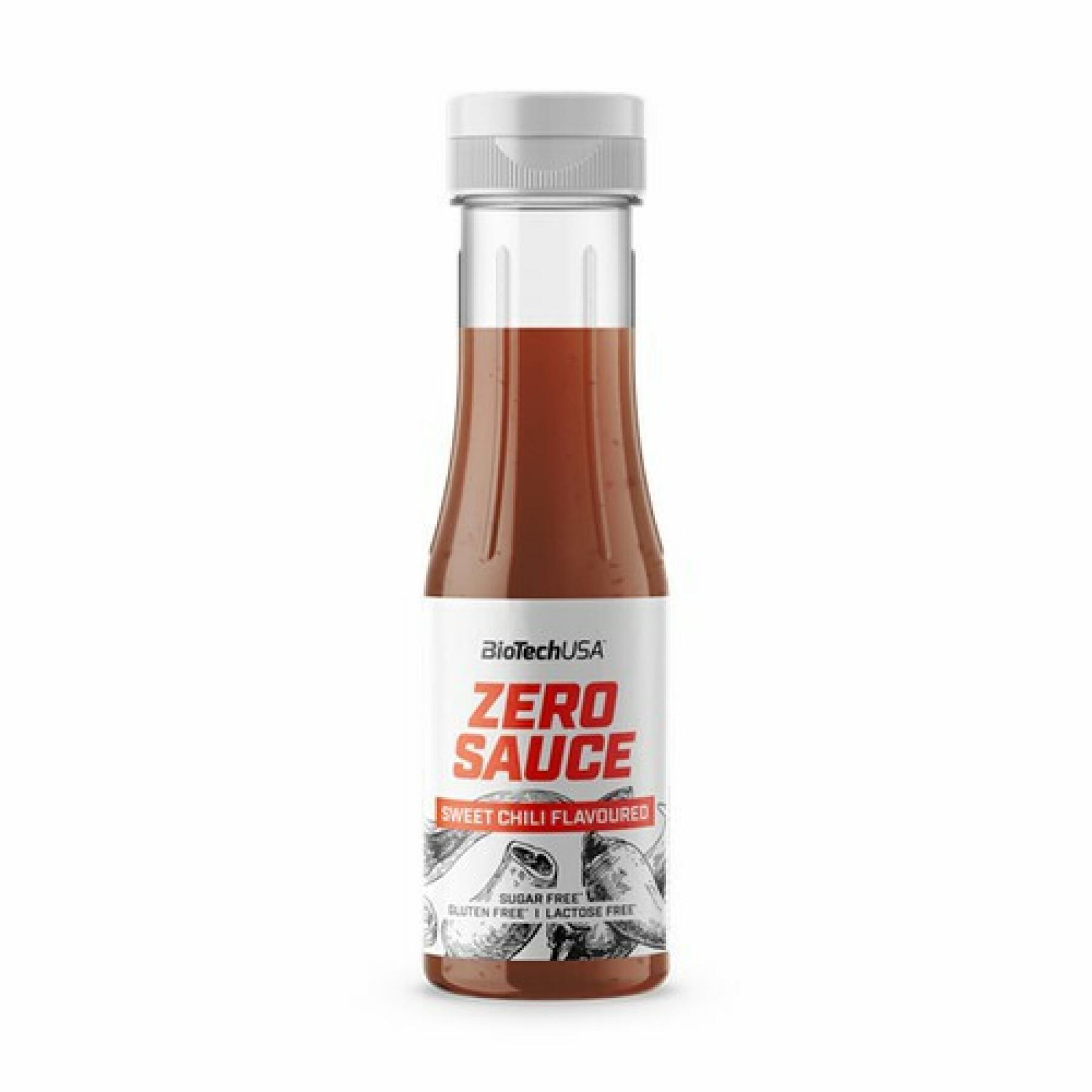 Tubo para snacks Biotech USA zero sauce - Chili douce 350ml