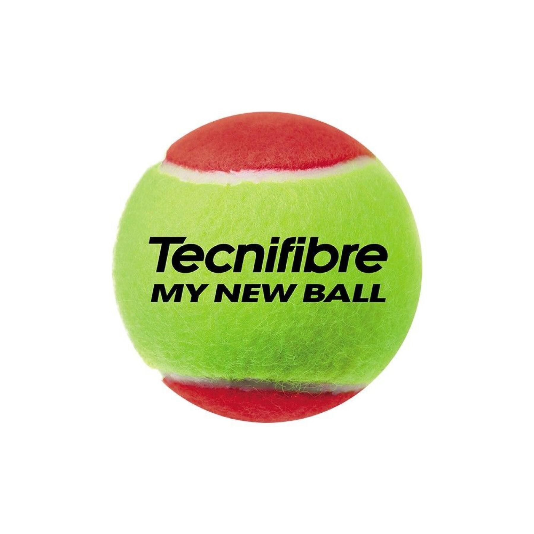 Conjunto de 3 bolas de ténis para crianças Tecnifibre My new ball