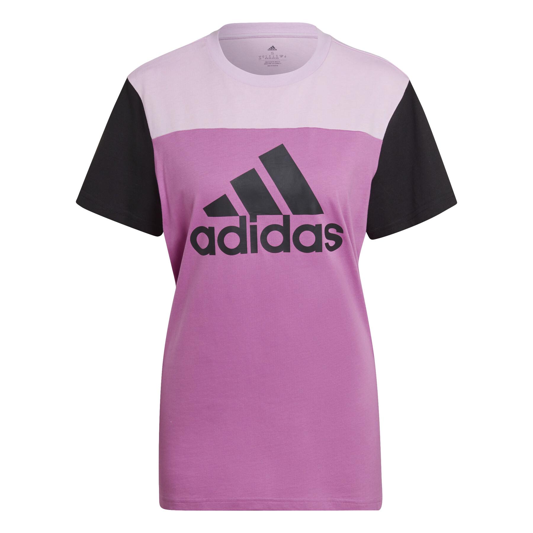 T-shirt com logótipo feminino adidas Essentials Colorblock