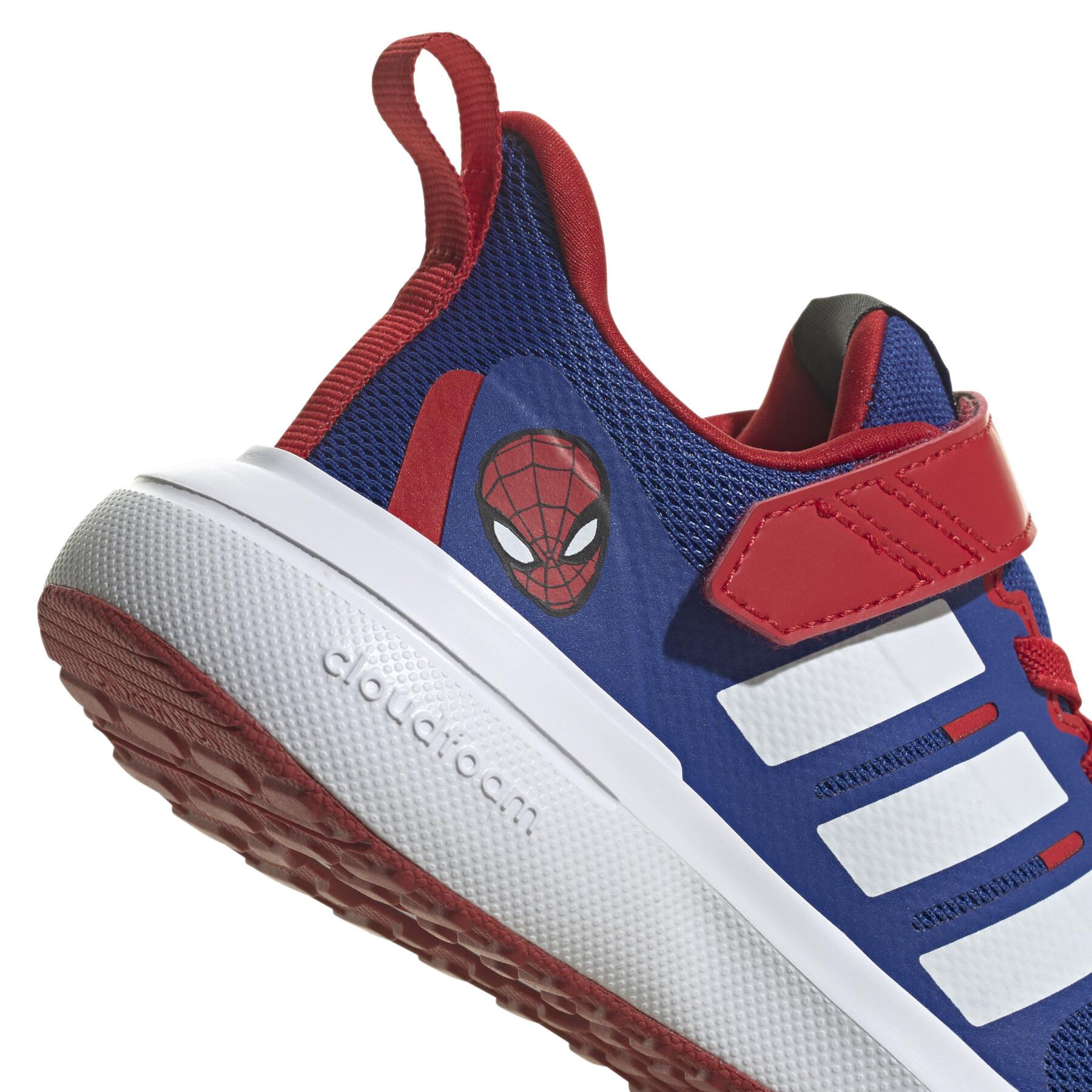  running sapatos de criança adidas X Marvel FortaRun 2.0 Spider-Man Cloudfoam