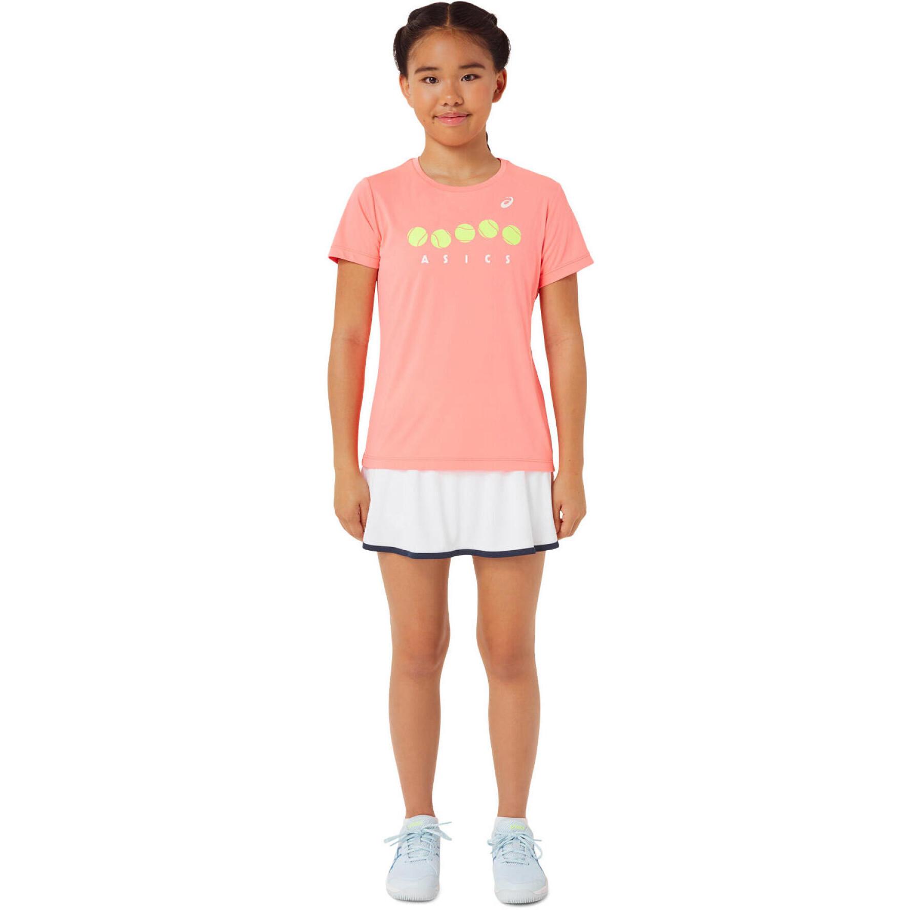 T-shirt de ténis para raparigas Asics Graphic