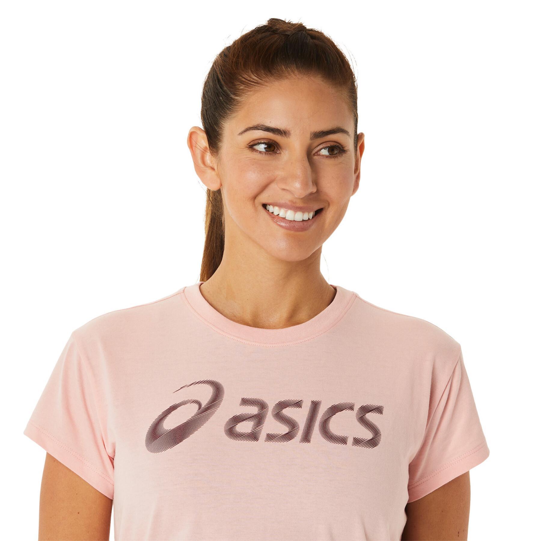 T-shirt de mulher Asics Big Logo