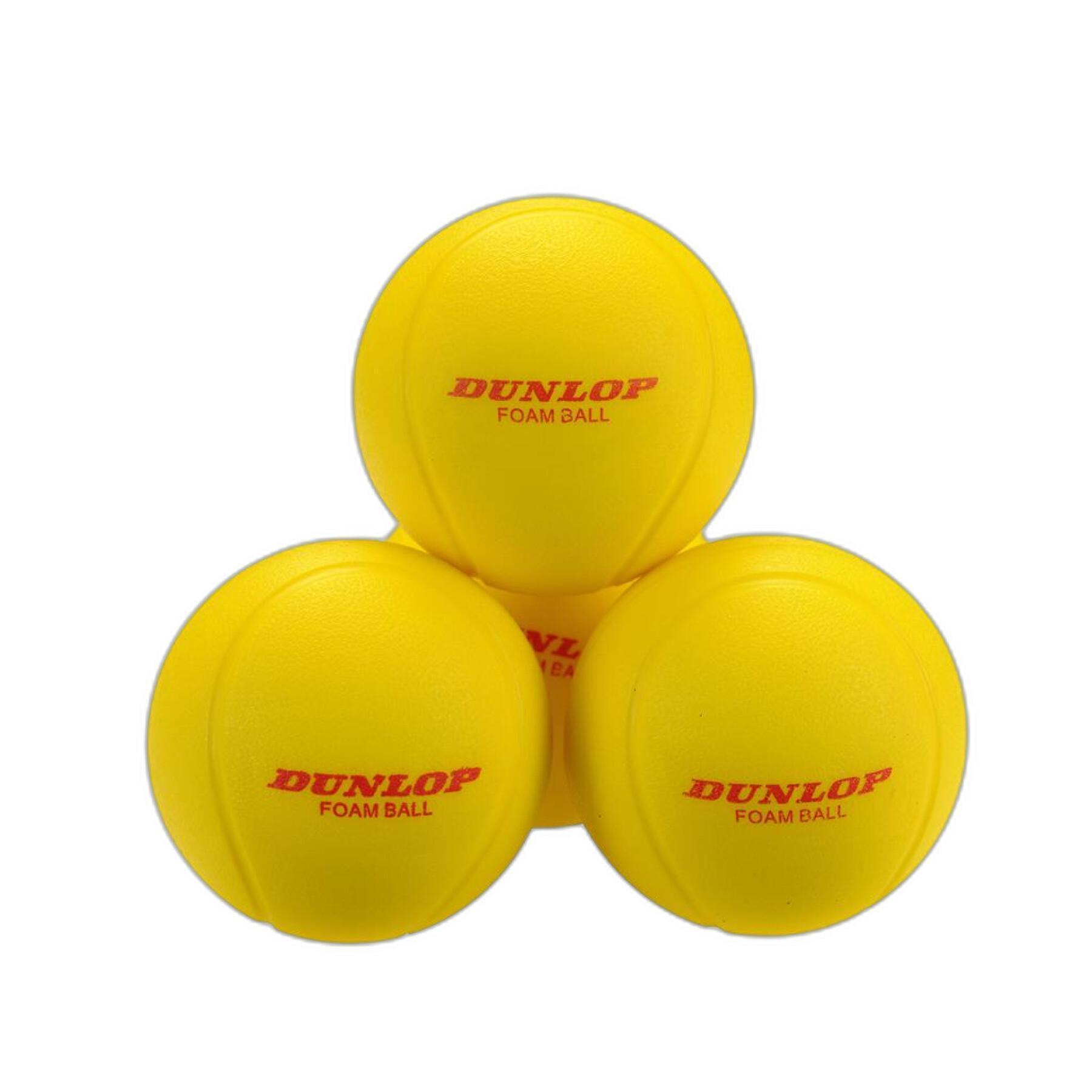 Conjunto de 12 bolas de ténis Dunlop Training Foam