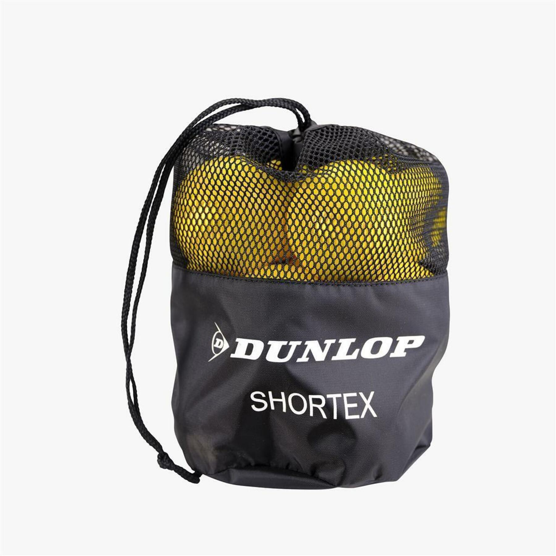 Conjunto de 12 bolas de ténis Dunlop Shortex