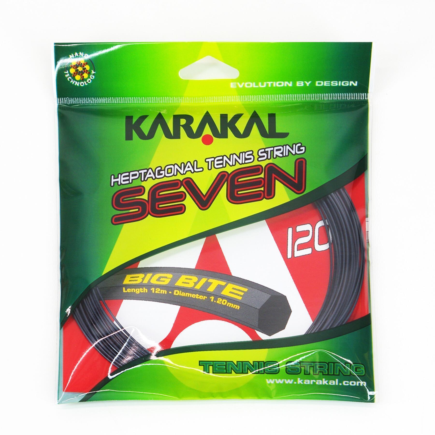 Cordas de ténis heptagonais Karakal Big Bite Seven