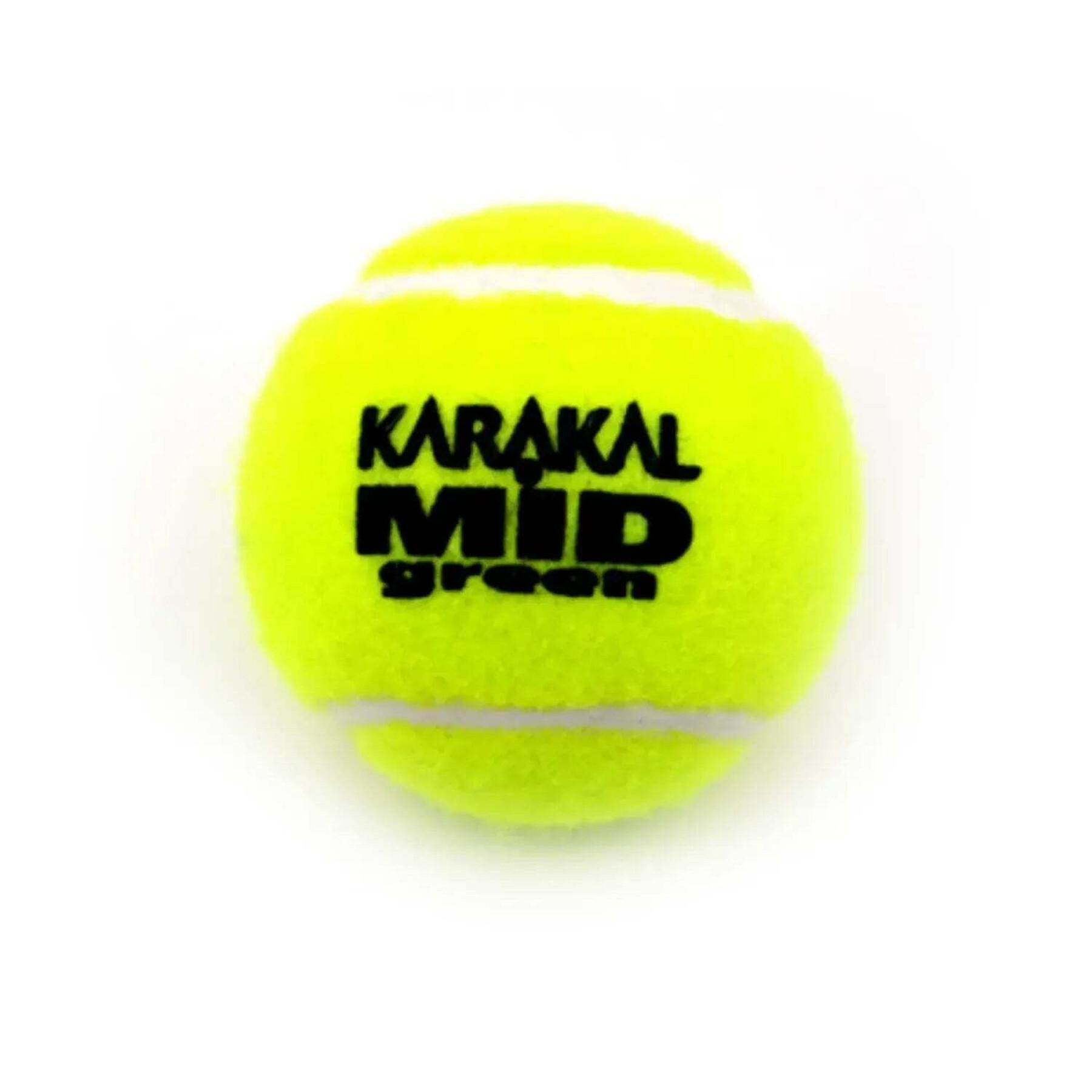 Conjunto de 3 bolas de ténis para crianças Karakal MID