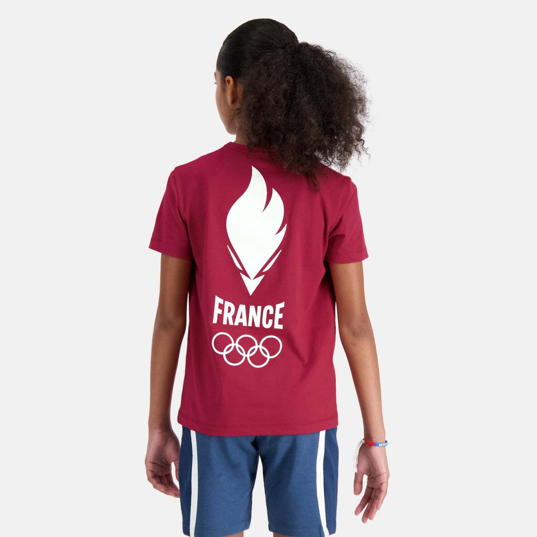 T-shirt de criança Le Coq Sportif Paris 2024 N° 2