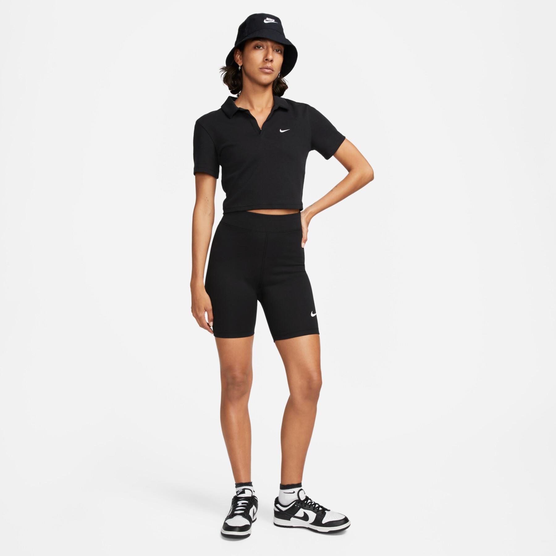 Calções de cintura alta para mulheres Nike Classics 8In