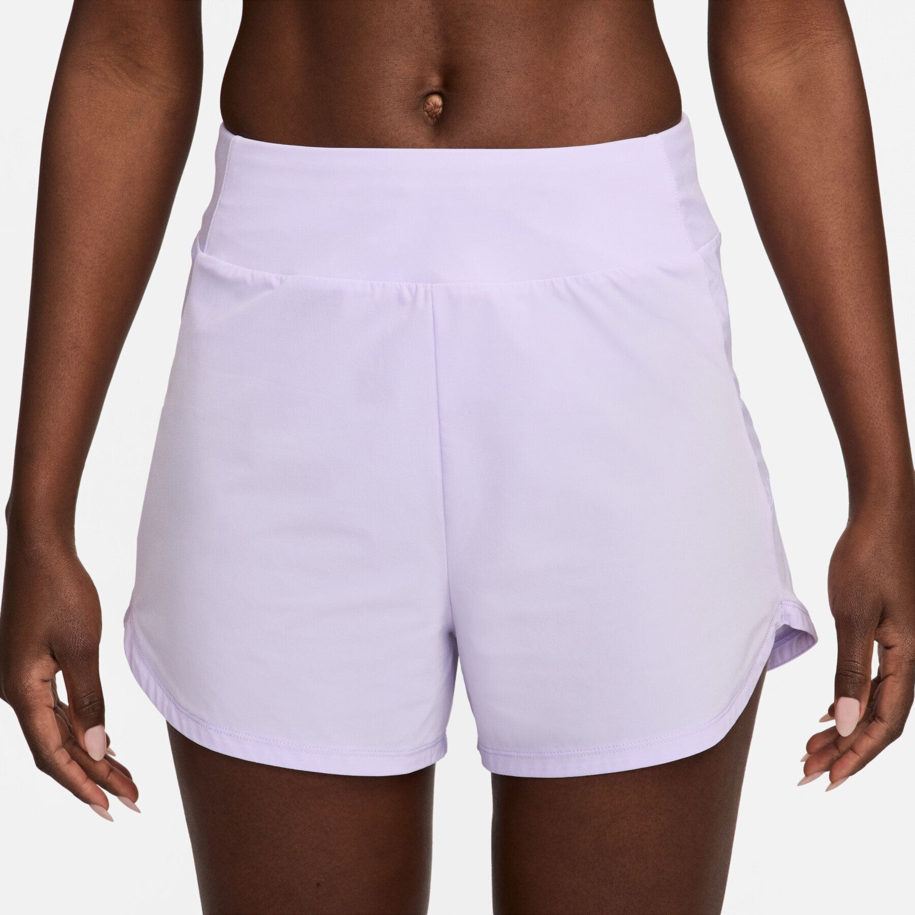 Calções de cintura média para mulher com calção interior integrado Nike Bliss Dri-FIT