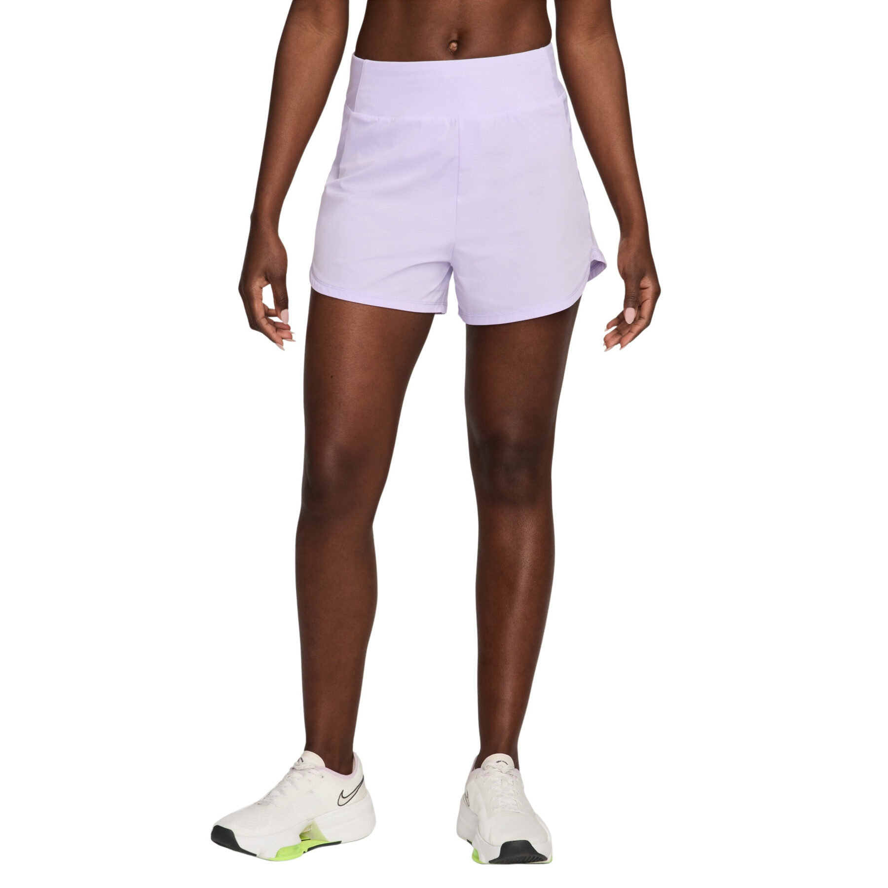 Calções de cintura média para mulher com calção interior integrado Nike Bliss Dri-FIT