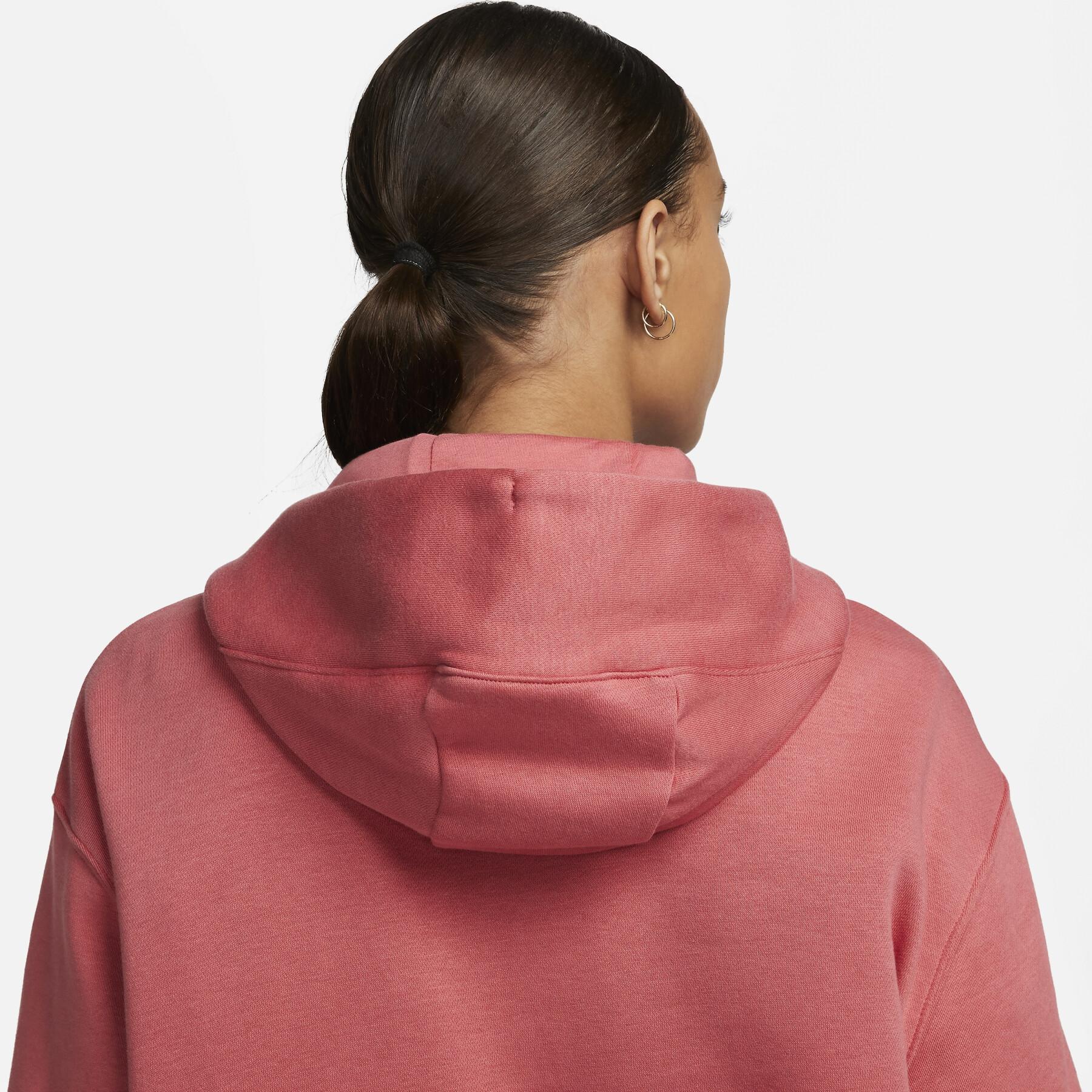Sweatshirt mulher Nike Fleece OS PO HDY MS