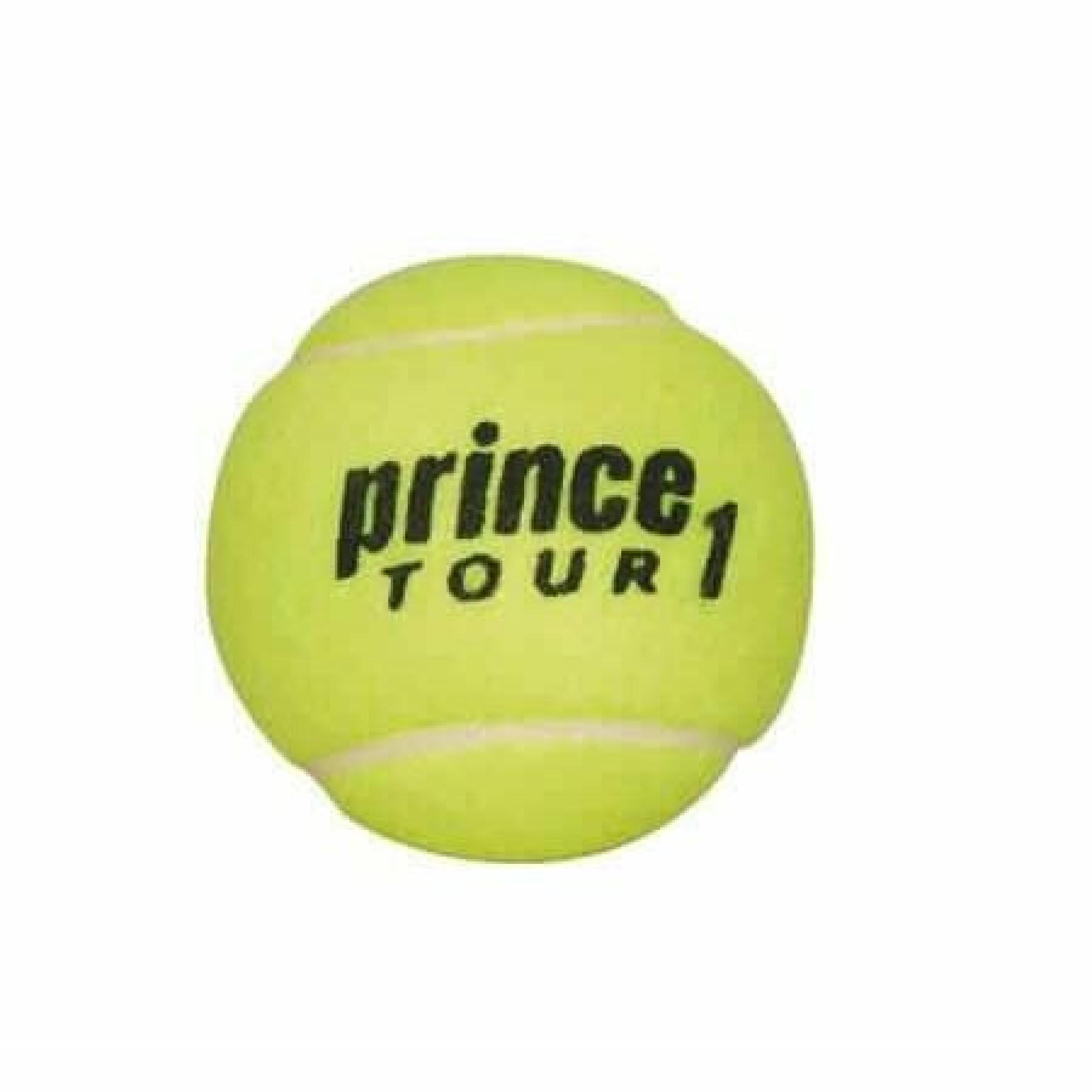 Tubo de 3 bolas de ténis Prince Nx Tour pro
