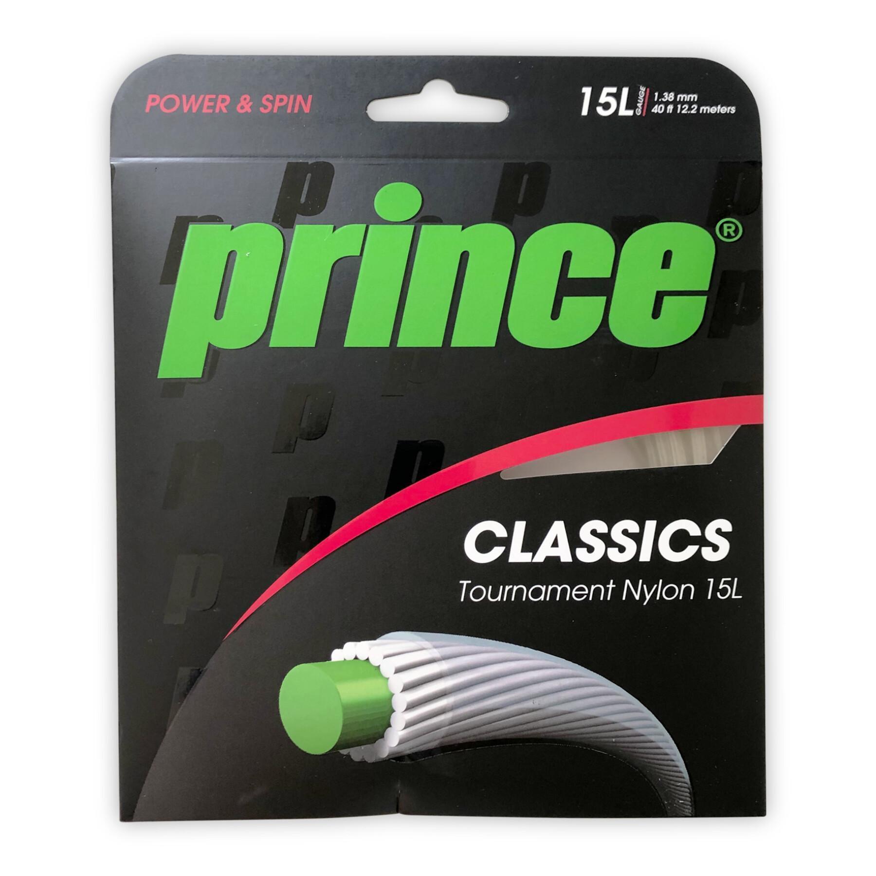 Cordas de ténis Prince Tournament nylon