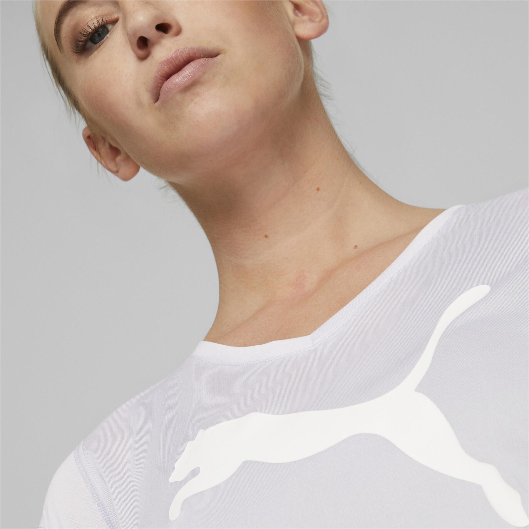 Camisa de formação para mulheres Puma Favorite Heather Cat