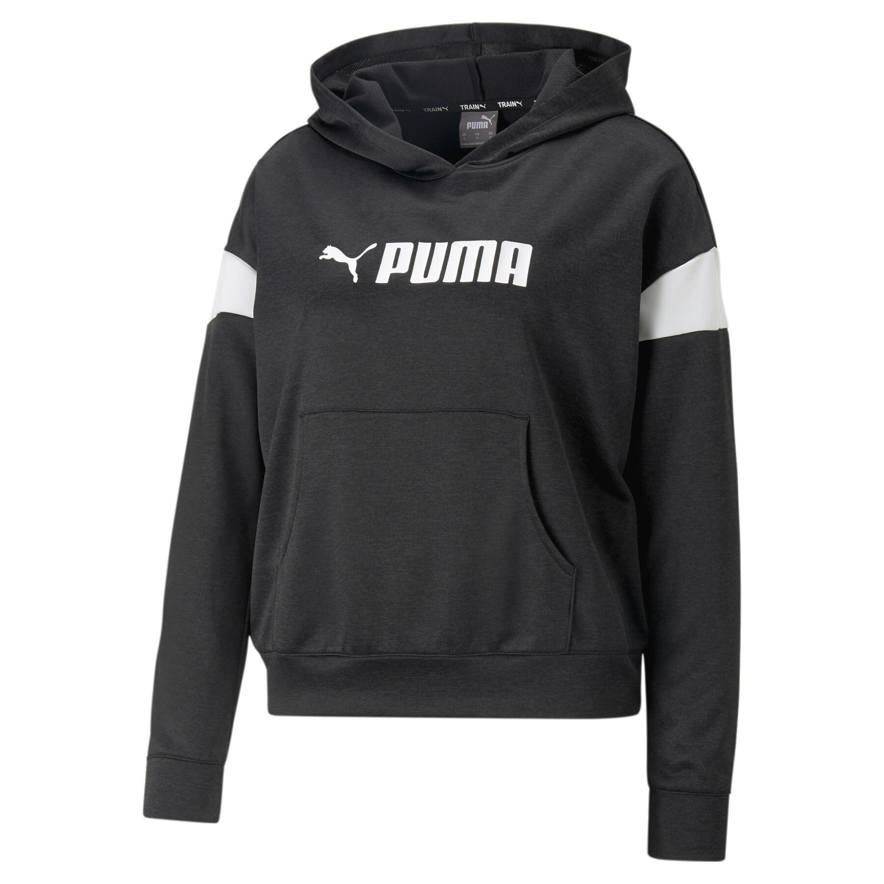 Sweatshirt capuz tricotado para mulheres Puma Fit Tech
