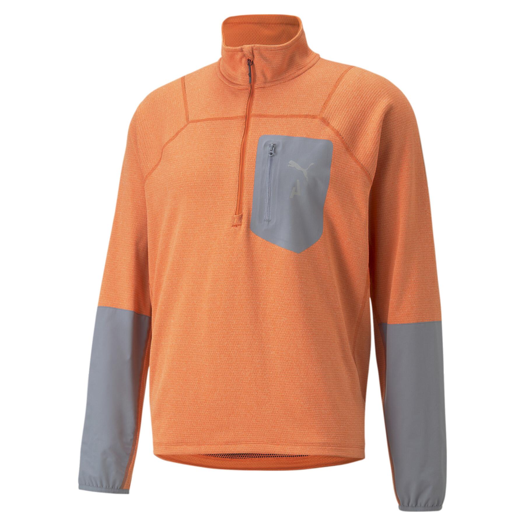 Sweatshirt 1/2 polipropileno com fecho de correr Puma Seasons Raincell