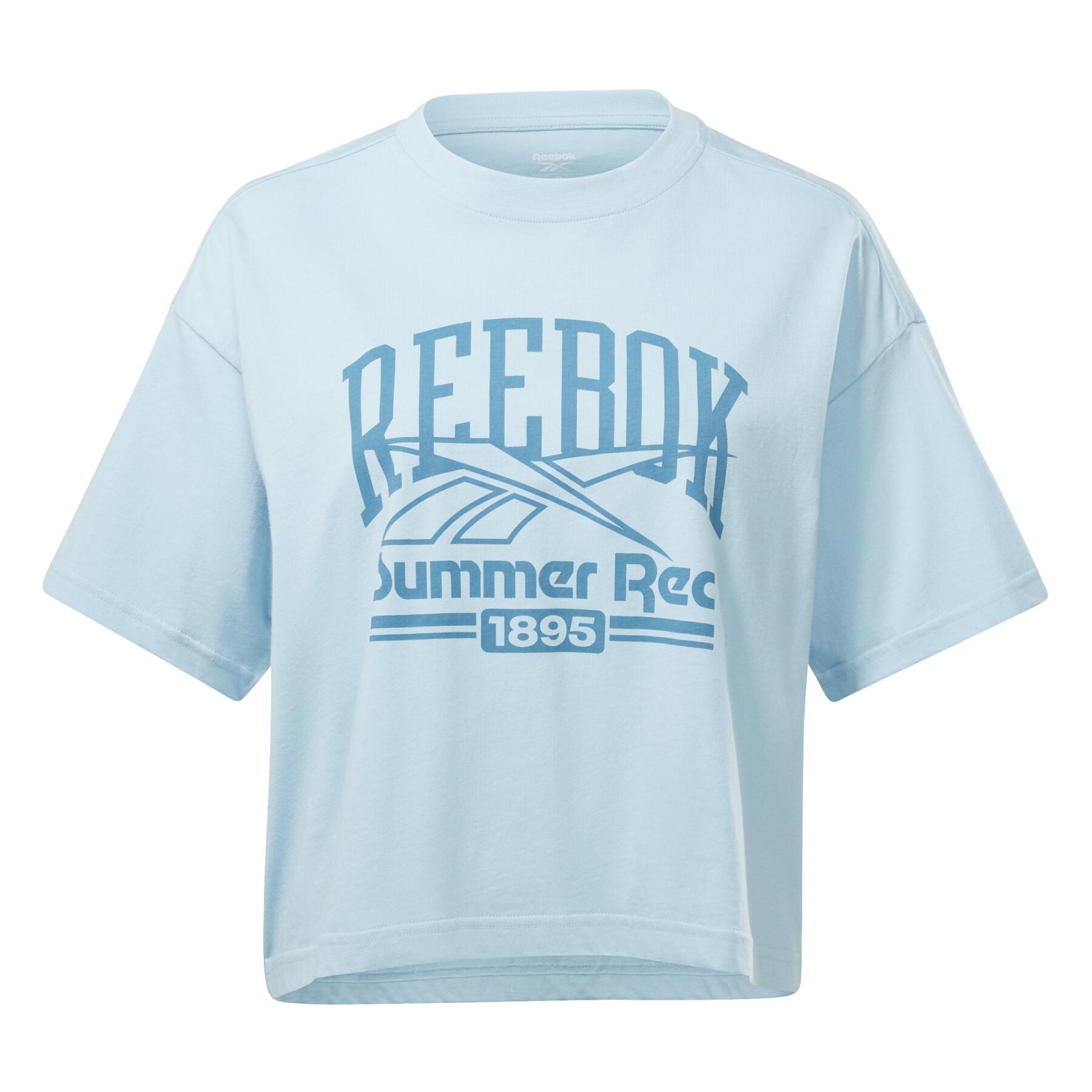 T-shirt de mulher Reebok Graphic Logo