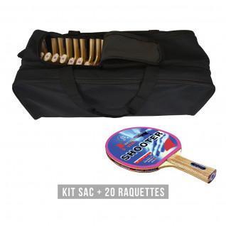 Kit de raquete (saco + 20 raquetes) Sporti France Shooter