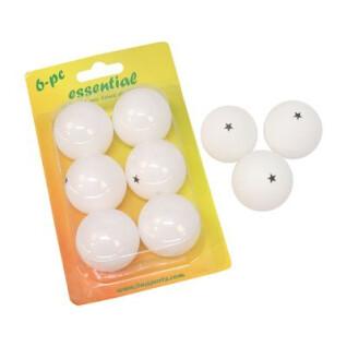 Conjunto de 6 bolas de ténis de mesa Softee Essential