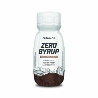 Pacote de 6 tubos de snacks Biotech USA zero syrup - Chocolate 320ml