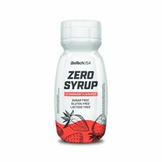 Tubos para snacks Biotech USA zero syrup - Fraise 320ml