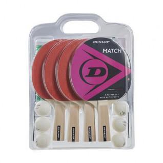 Conjunto de 4 raquetes Dunlop