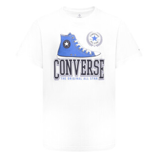 T-shirt de criança Converse Script Sneaker GFX