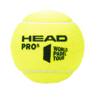 Bola de ténis Head Padel Pro (x3)