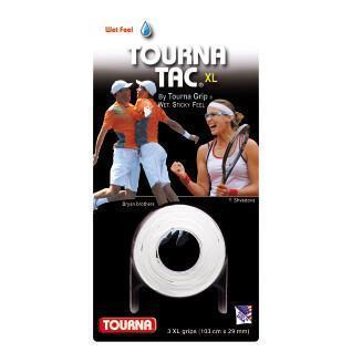 Blister de 3 campos de ténis Tourna Grip Tac