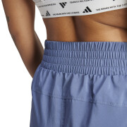 Calções de cintura alta para mulheres adidas Pacer 3 Stripes