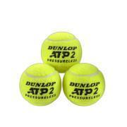 Conjunto de 3 bolas de ténis Dunlop Atp Pressureless