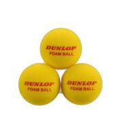 Conjunto de 12 bolas de ténis Dunlop Indoor Foam