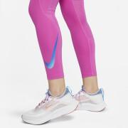 Legging 7/8 mulher Nike Dri-Fit FST Swoosh HBR MR