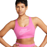 Soutien almofadado com logótipo de mulher Nike Swoosh