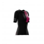 Camisola de compressão feminina Compressport Triathlon Postural Aero